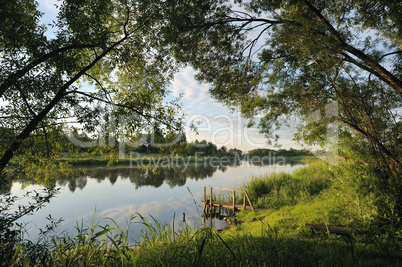 Morning on the river.