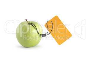 Apple With Price Tag