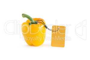Bell Pepper With Price Tag