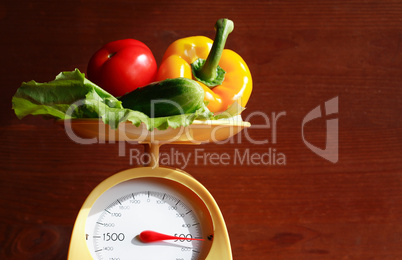 Weighing Of Vegetables