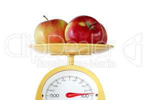 Apples Weighing
