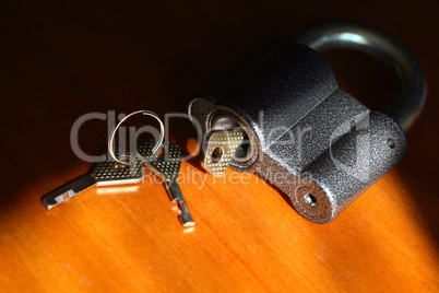 Padlock And Keys