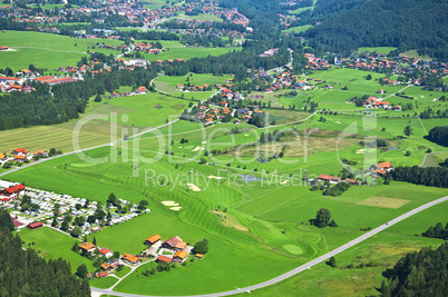 Luftaufnahme Ruhpolding / Chiemgau