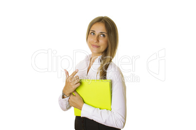 Close-up of a young woman gesturing