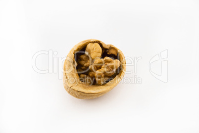 walnuts isolated on white