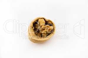 walnuts isolated on white