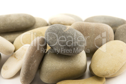 stones isolated on white