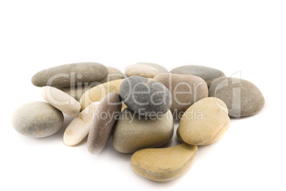 stones isolated on white