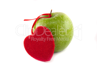 apple isolated on white