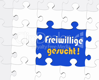 Freiwillige gesucht !