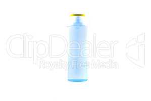 Cosmetic container isolated on white