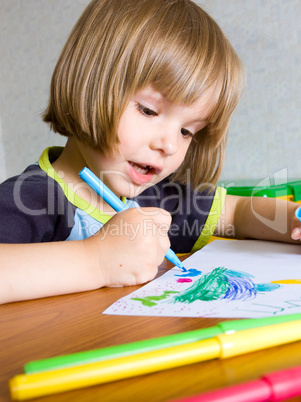 child draw