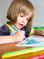 child draw