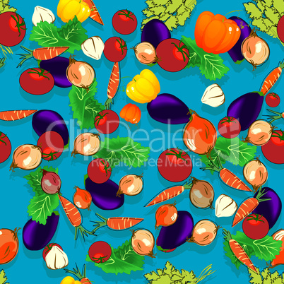 Simple vegetables pattern