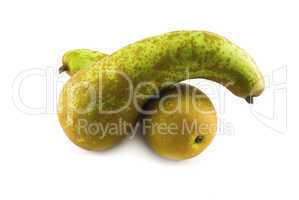 pear  isolated on white