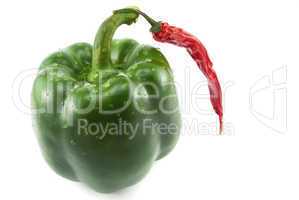pepper isolated on white