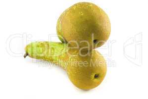 pear  isolated on white