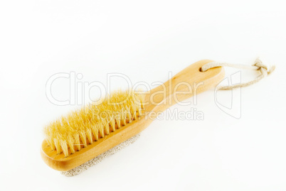 brush for cleaning the body isolated on white