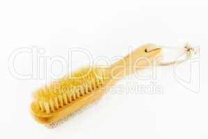 brush for cleaning the body isolated on white