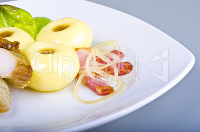 Silesian potato dumplings