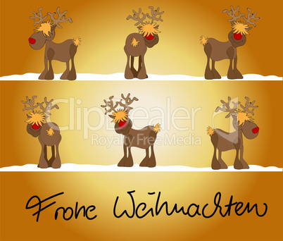 Frohe Weihnachten Karte