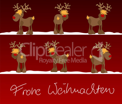 Frohe Weihnachten Karte
