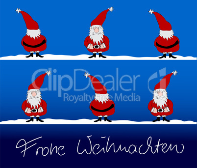 Frohe Weihnachten Karte