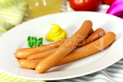 Wiener - Frankfurter mit Senf