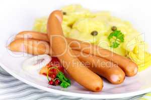 Wiener - Frankfurter mit Kartoffelsalat
