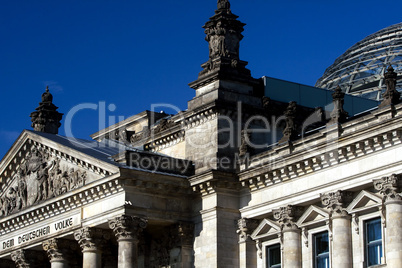 A view of the Reichstag