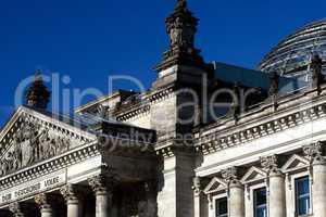 A view of the Reichstag