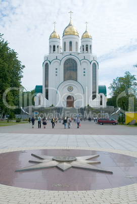 Cathedral orthodox church in Kaliningrad