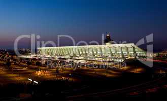 Dulles airport at dawn near Washington DC
