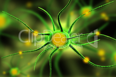 3d nerve cell