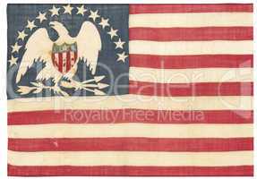 Vintage american flag - distressed grunge usa