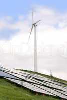 solar and wind power