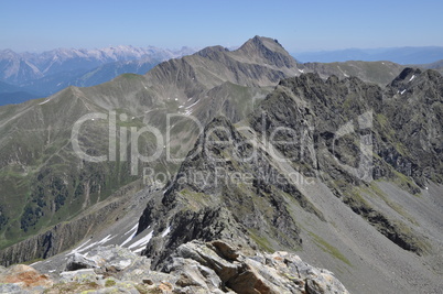 Blick vom Pirchkogel zum Rietzer Grieskogel