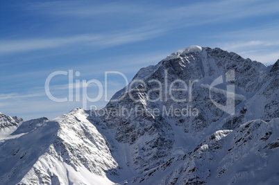 High mountains. Caucasus, Donguzorun.