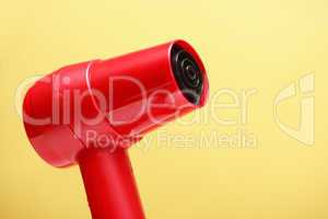 Red Hairdryer Closeup