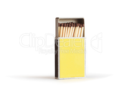 Open Yellow Matchbox