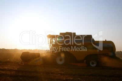 combine harvester