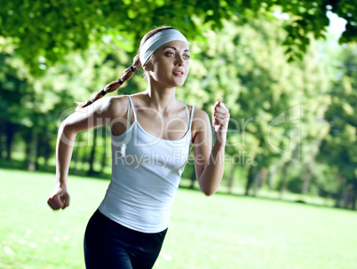 Woman running