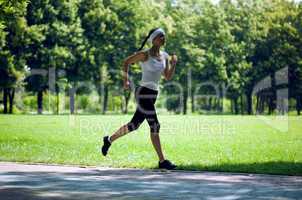 Woman running