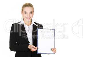 Portrait  attractive business woman