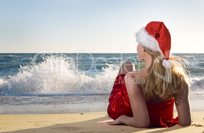 Woman on the beach