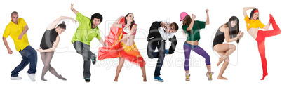 eine Gruppe von Tänzern