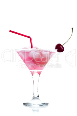 Red cocktail