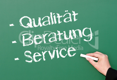 Qualität - Beratung - Service