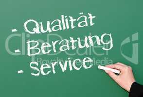 Qualität - Beratung - Service