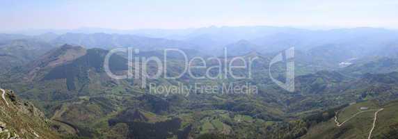 aerial view of mountains